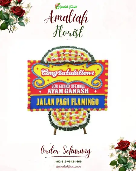 Sewa Papan Bunga Lebung Gajah